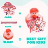 18Pcs Kids Valentines Day Cards with Rubber Ducks-Classroom Exchange Gifts