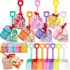 SUPER VALUE PACK. Our Valentine's party favor toy set includes 28 shovels, 28 I DIG YOU Cards, Bags and a Ribbon. These Valentine's toys are adequate for giveaways and class exchange gifts. Each shovel is 7X2.7 inches. UNIQUE DESIGN. Our Valentine's day party favors set the perfect Valentine’s spirit in your home! These brilliant colored party goodies will surely provide a whole new degree of excitement to your youngsters these valentines! IDEAL FAVOR & GIFT. Great for kids valentine's classroom gift exchange, gives your children amusement and fun! It's a beautiful present choice for children's classroom awards, gift exchanges, love notes, and more! PREMIUM QUALITY & SAFETY. Made of high-quality material. Child-Safe: non-toxic, non-BPA. Meet US toy standards. Safety test approved.