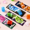 28Pcs Kids Valentines Cards with Glow in The Dark Slime-Classroom Exchange Gift