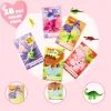 28Pcs Kids Valentines Day Card with Dinosaur Figure Toys