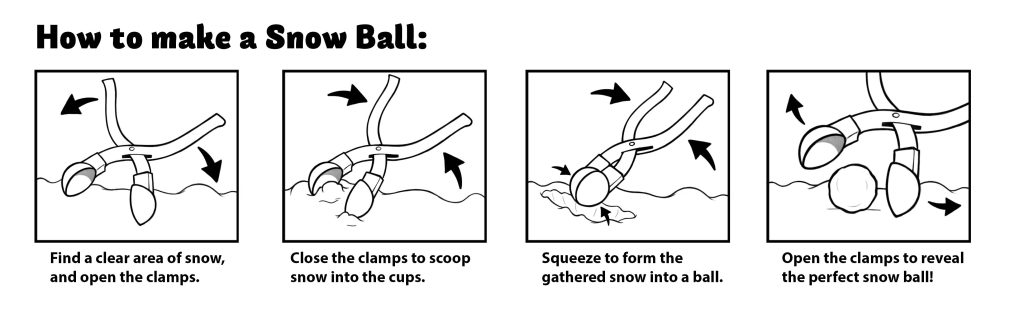 how to make a snow ball 
