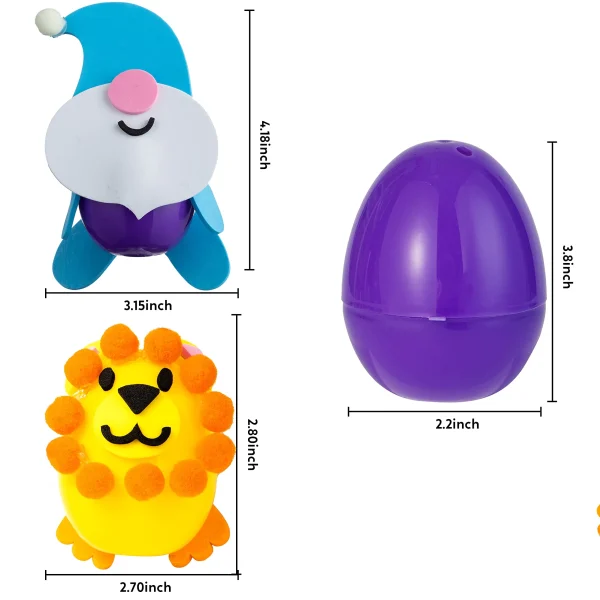 12Pcs Easter Egg Decorating Craft Kit