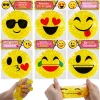 24pcs Iconic Expression Squeeze Water Bead Stress Ball with Cards