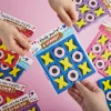 28Pack Valentines Day Gifts Cards with Foam Tic-Tac-Toe Mini Board Game Toys