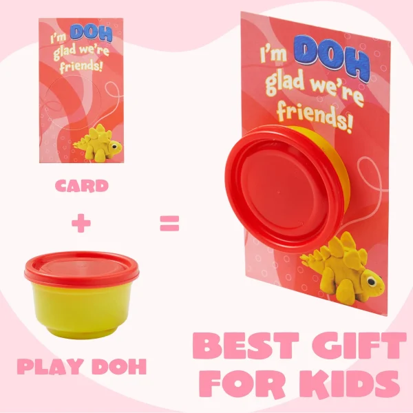 28pcs Valentines Day Cards with Playing Dough