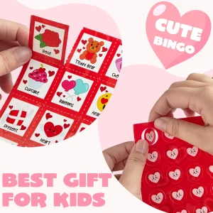 28pcs Valentines Day Bingo Cards