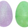 36pcs Glittering Assorted Fillable Easter Egg Shells 3.15in