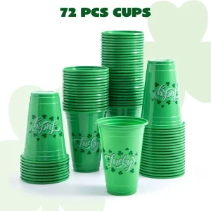 72Pcs Patrick’s Cups