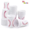 72Pcs Plastic Baseball Party Cups