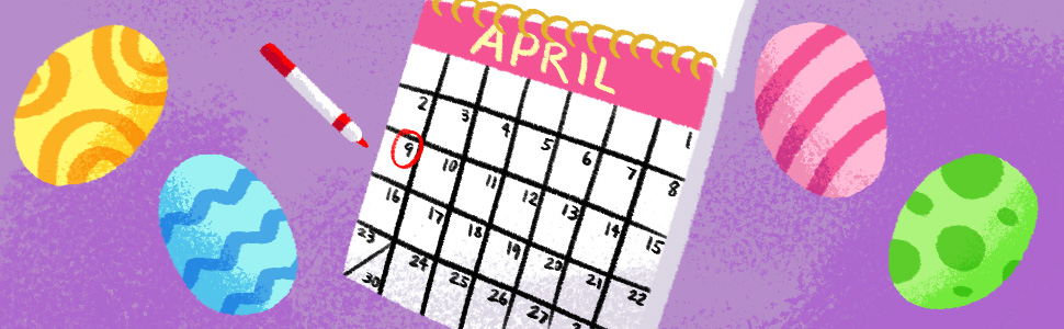 select a date for easter egg hunt 