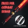 2-in-1 LED Dual Silver and Red Light Up Sword
