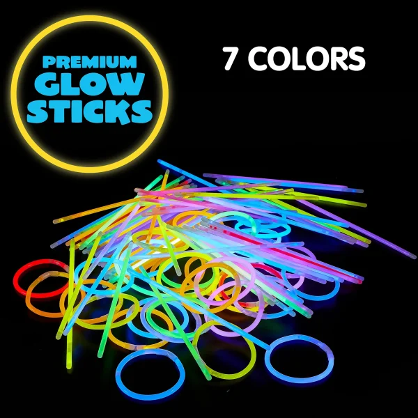 100Pcs Glow sticks 8in