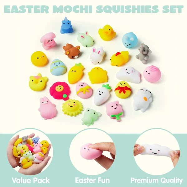 100pcs Easter Soft and Yielding Toys