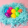 150Pcs Colorful Bright Plastic Easter Egg Shells 2.3in