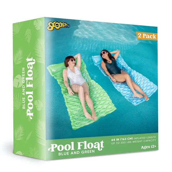 2 Pcs Inflatable Pool Mat