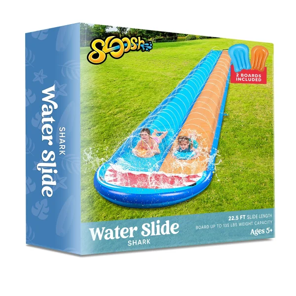 22.5ft Double Shark Water Slide (Mid sprinkler)