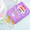 24Pcs Animal Party Favor Bags with Make a Face Stickers