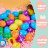 288Pcs Colorful Plastic Easter Egg Shell 2.3in