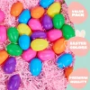 288Pcs Colorful Plastic Easter Egg Shell 3.15in