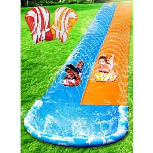 32.5ftWaves Double Lawn Water Slide