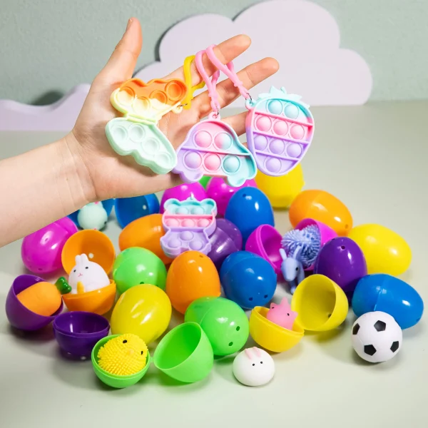36Pcs Assorted Toys Prefilled Easter Eggs