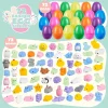 72Pcs Soft and Yielding Toys Prefilled Easter Eggs