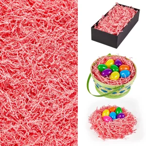 Easter Grass Pink Paper Shred 12Oz
