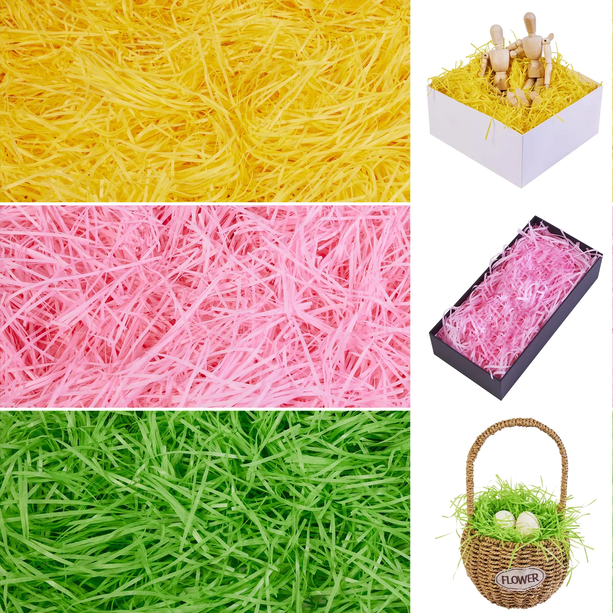 Best Easter Grass Shred in 3 Colors 36 Oz