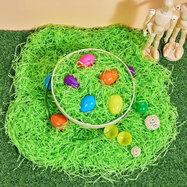 Easter Plastic Fake Grass in 3 Colors 12Oz
