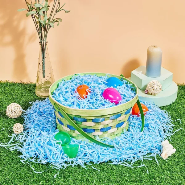 Easter Plastic Grass in 6 Colors Easter Shred 12 Oz