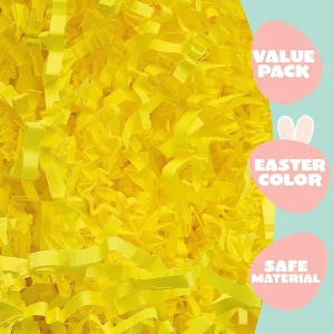 Easter Yellow Paper Grass Shred 12 Oz