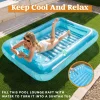 Sloosh-XL Inflatable Tanning Pool Lounge Float, 85
