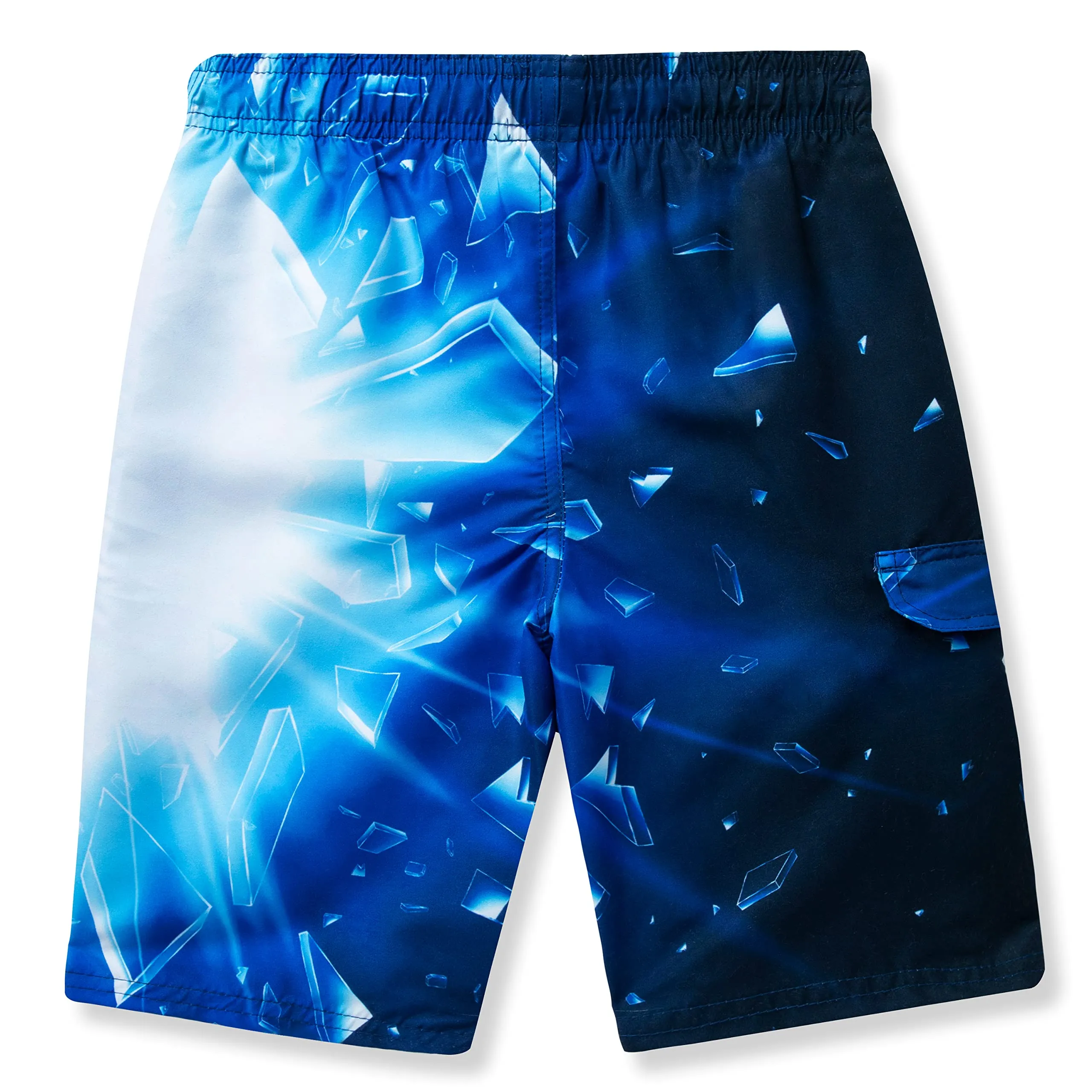 WAYMAY Ultimate Frisbee Evolution Men's Quick Dry Surf Swim Trunks