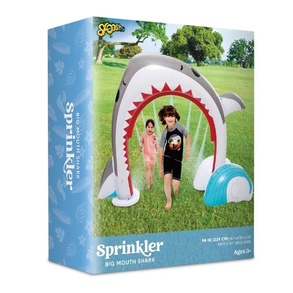 Kids Inflatable Shark Water Sprinkler