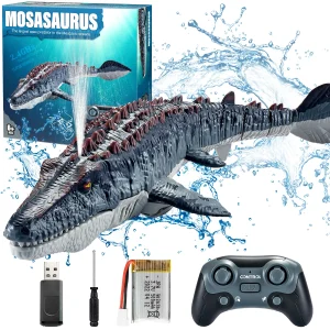 2.4Ghz Remote Control Dinosaur Mosasaurus Water Toy Gift