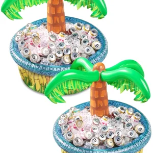 2Pcs Inflatable Palm Tree Cooler, 28″
