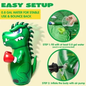47″ Inflatable T-Rex Punching Bag