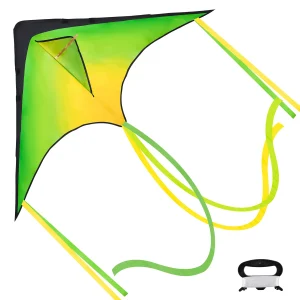 Big Green Delta Kite with 262.5ft Kite String