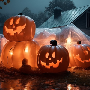 Read more about the article Can I Leave My Halloween Inflatables Outside in the Rain?