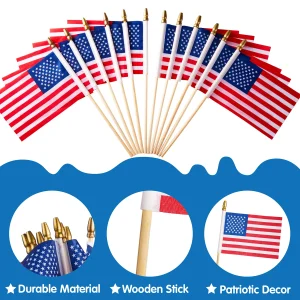 12pcs July 4th American Flag Decorations