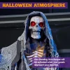 Halloween Animated Standing Grim Reaper 67in