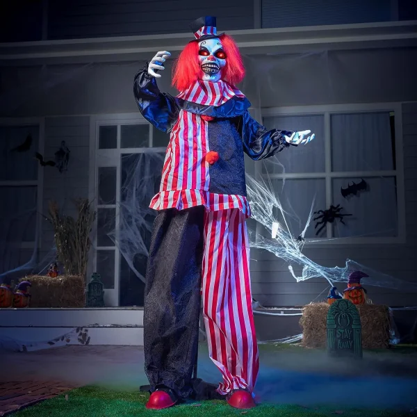 67″ Halloween Animated Standing Clown