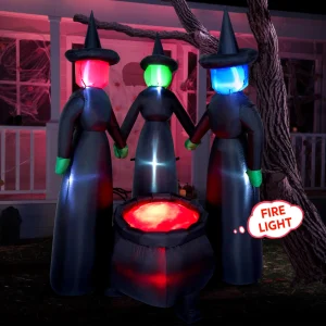 6ft Halloween Inflatable Witches Cauldron