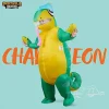 Full Body Light-up Chameleon Inflatable Costume