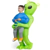 Green Alien Light-up Deluxe Inflatable Air Pump Power Bank