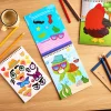 Make-a-Face Reusable Sticker Books 3-Pack (Safari, Farm, Sea Animals)