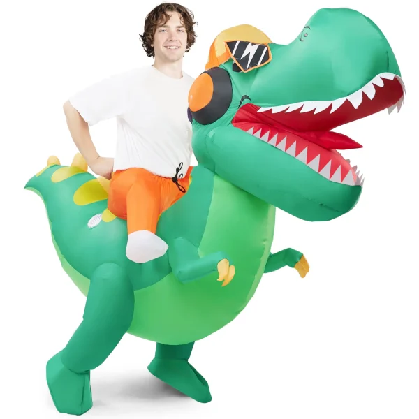 Ride-on Hip-hop Dinosaur Inflatable Costume