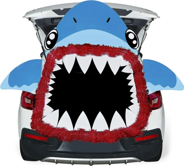 Shark Halloween Trunk or Treat Decor Kit