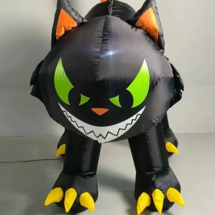 head-turning-cat-inflatable-decoration
