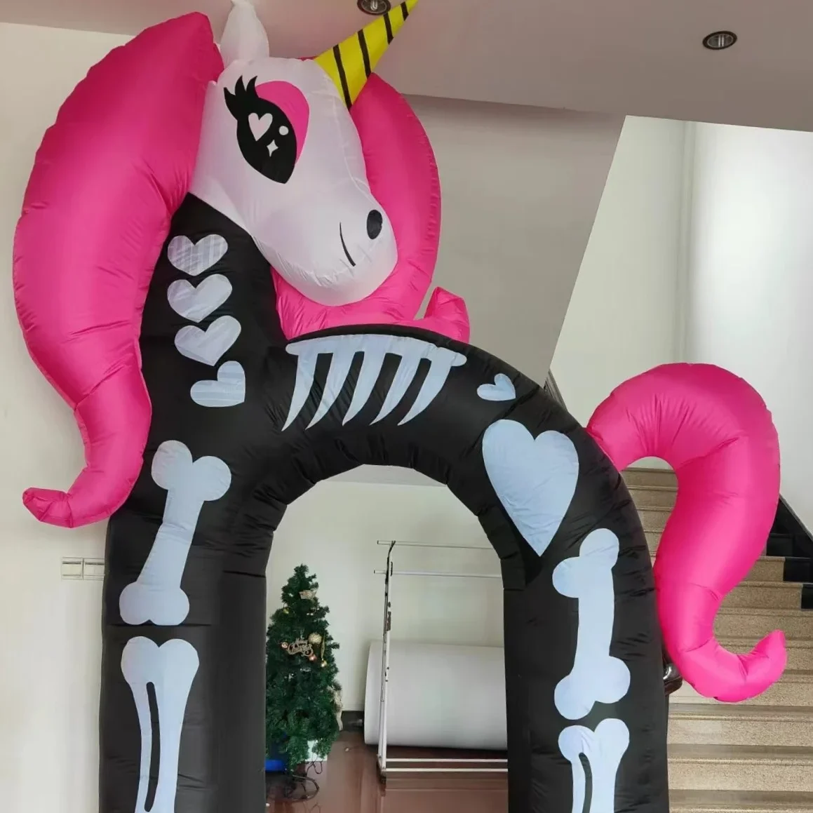 12ft-halloween-inflatables-archway-skeleton-unicorn-